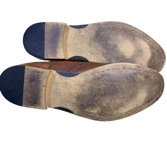 Ashton Grey Collection Light Brown  Wingtip Oxford Dress Shoes - Size 11 - Picture 5 of 8